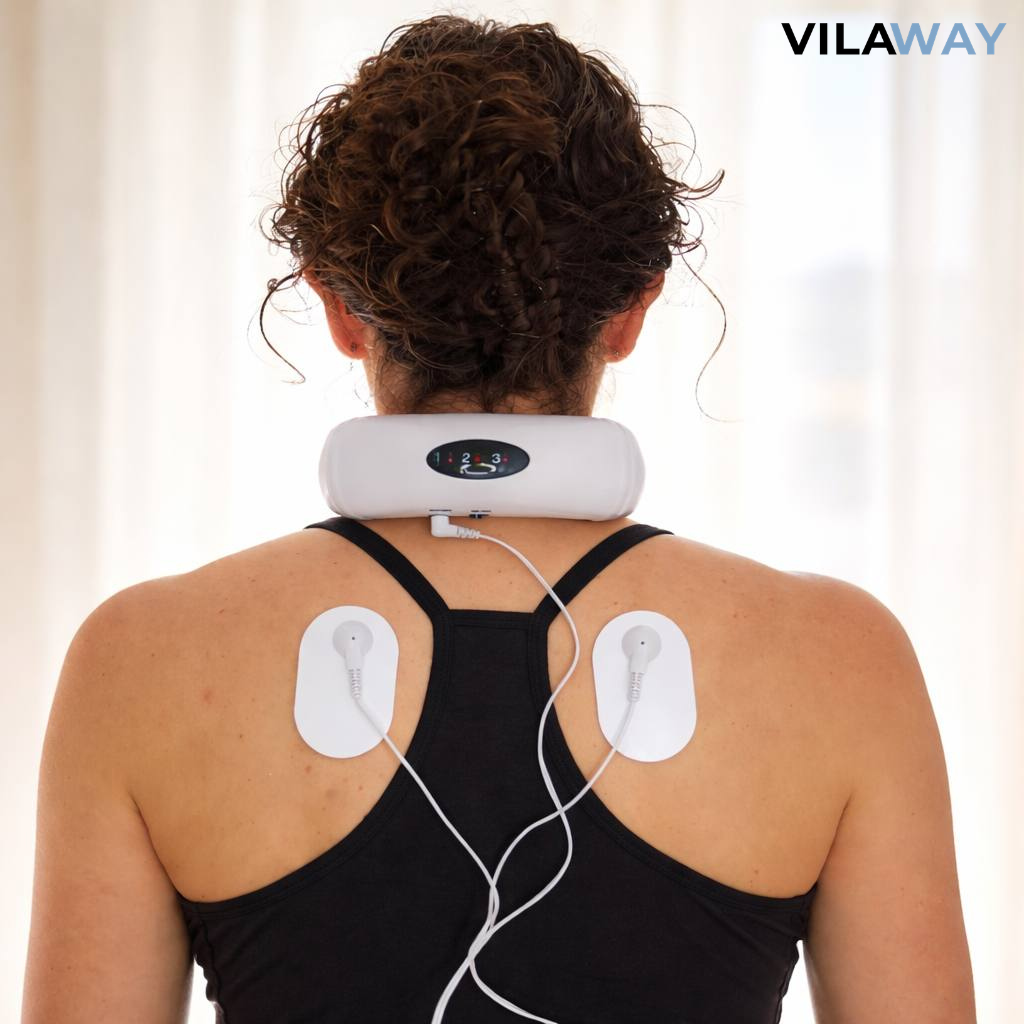 Masajeador de cuello y espalda electromagnético